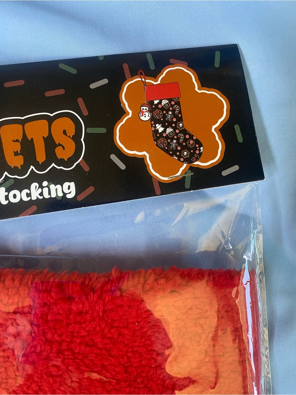 Goth holiday stocking - Picture 3 of 4